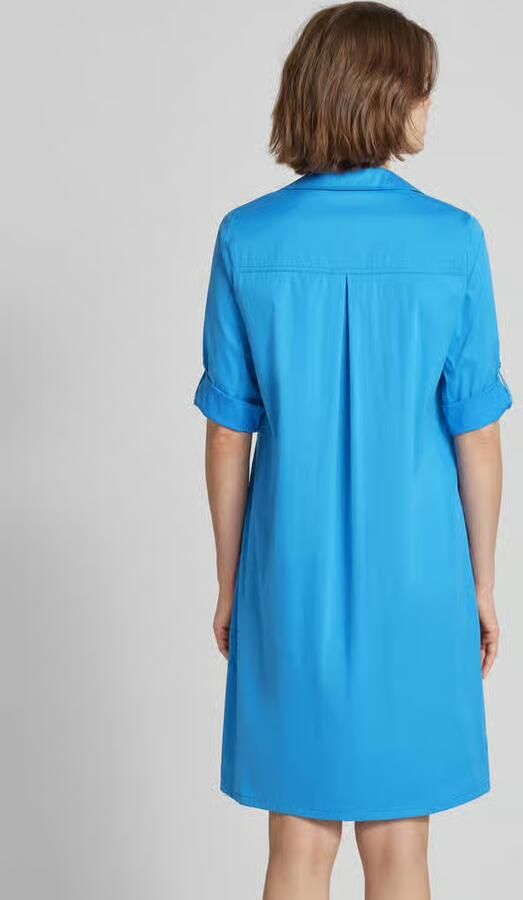 ROBE LÉGÈRE Knielange overhemdjurk in effen design