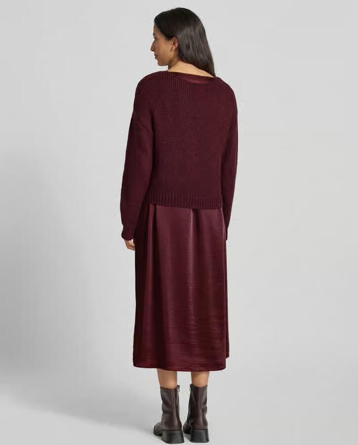 ROBE LÉGÈRE Midi-jurk in dubbele-laagjeslook