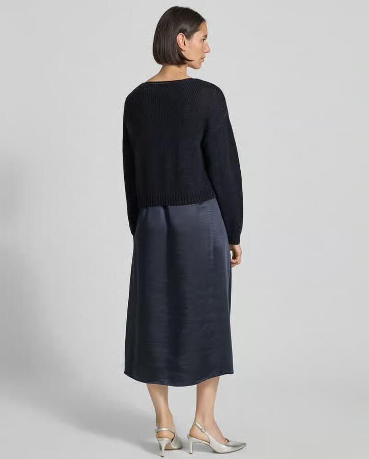ROBE LÉGÈRE Midi-jurk in dubbele-laagjeslook - Foto 1