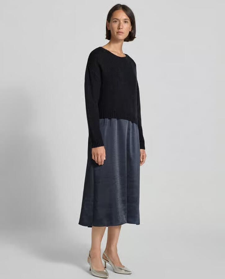 ROBE LÉGÈRE Midi-jurk in dubbele-laagjeslook - Foto 2