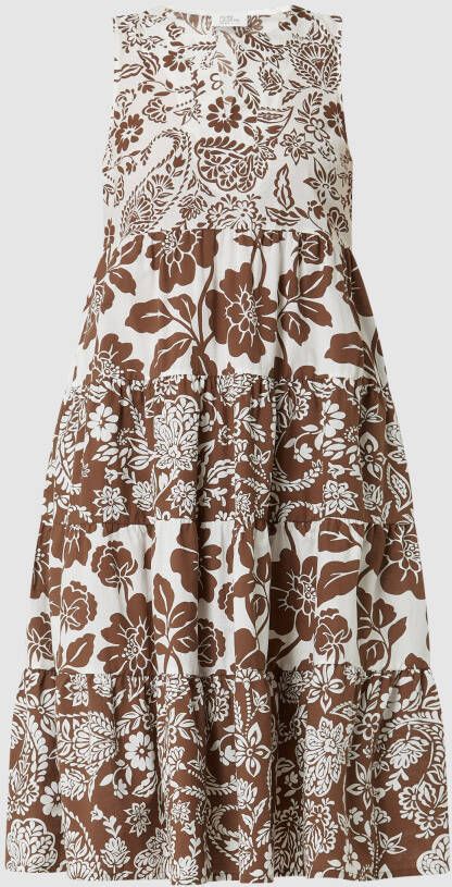 ROBE LÉGÈRE Midi-jurk in laagjeslook