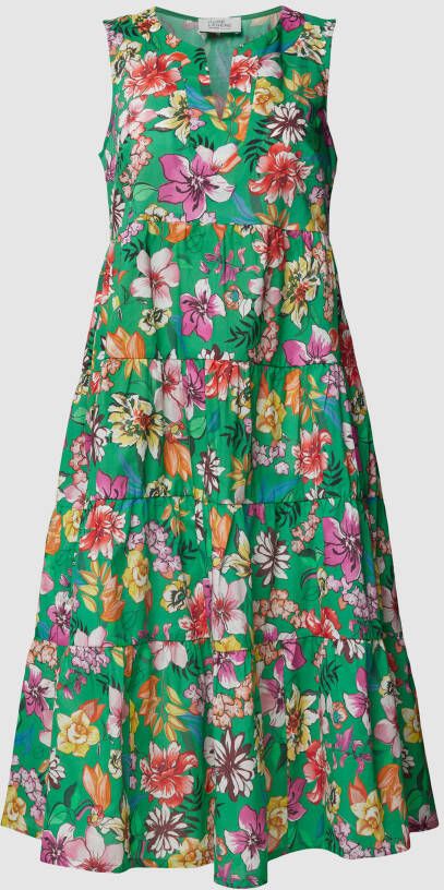 ROBE LÉGÈRE Midi-jurk met all-over bloemenmotief