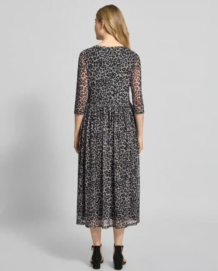 ROBE LÉGÈRE Midi-jurk met all-over dierenprint - Foto 1