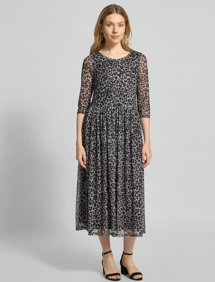 ROBE LÉGÈRE Midi-jurk met all-over dierenprint - Foto 2