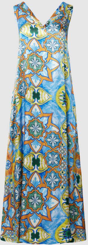 Vera Mont Etnische Mouwloze Midi Jurk Multicolor Dames