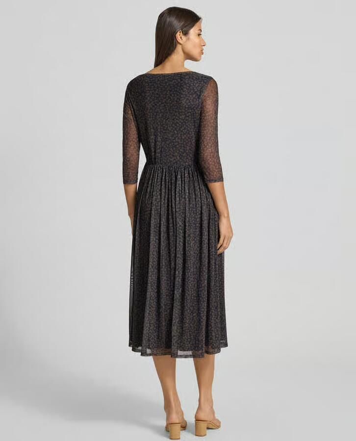 ROBE LÉGÈRE Midi-jurk met ronde hals