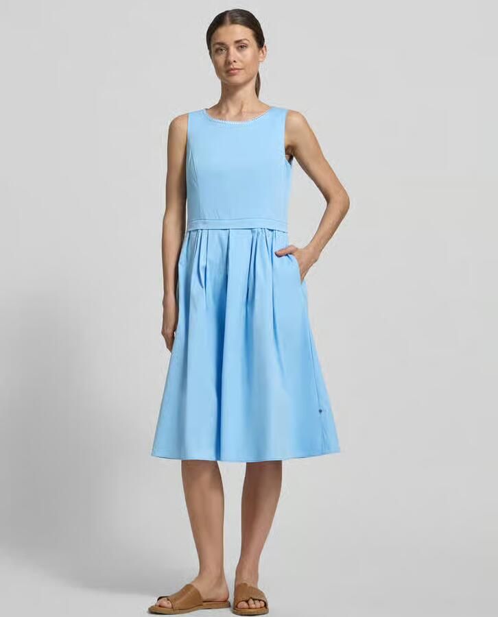 ROBE LÉGÈRE Midi-jurk met Ronde hals - Foto 2