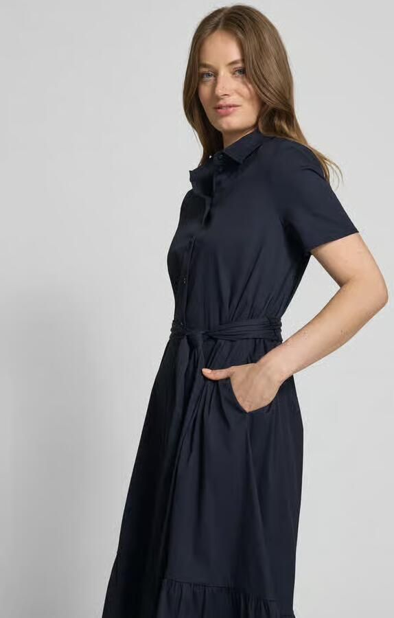 ROBE LÉGÈRE Overhemdjurk met strikceintuur