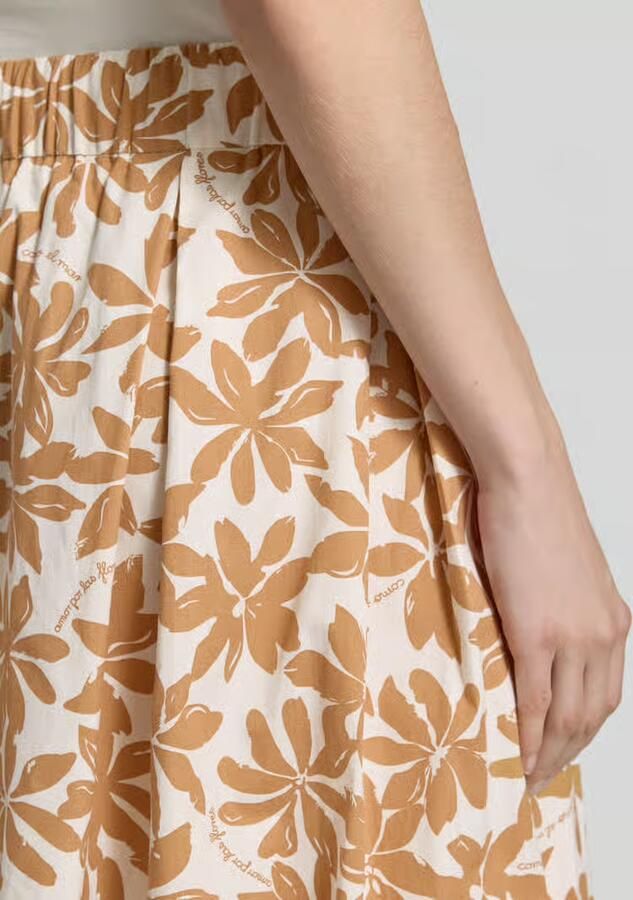 ROBE LÉGÈRE Plooirok in all-over look met elastische band