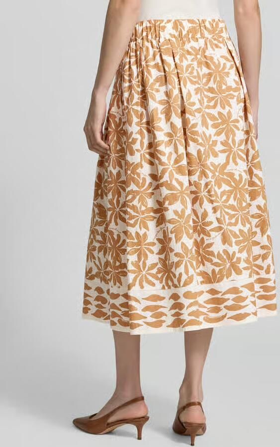 ROBE LÉGÈRE Plooirok in all-over look met elastische band