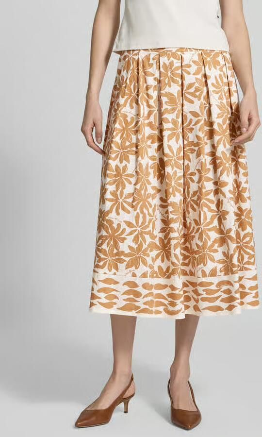ROBE LÉGÈRE Plooirok in all-over look met elastische band - Foto 3