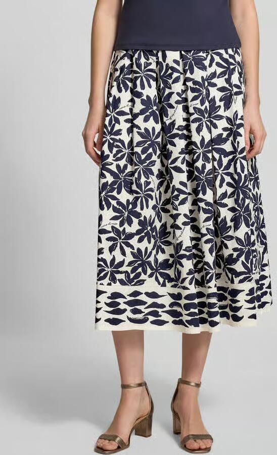 ROBE LÉGÈRE Plooirok in all-over look met elastische band - Foto 3