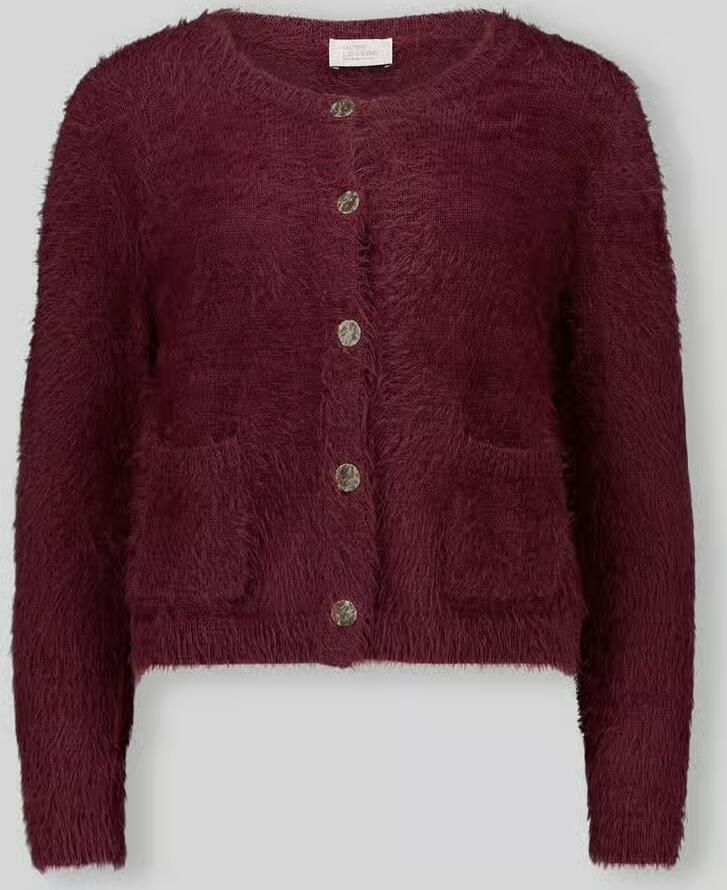 ROBE LÉGÈRE Regular fit gebreid jack van katoenmix