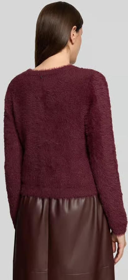 ROBE LÉGÈRE Regular fit gebreid jack van katoenmix - Foto 3
