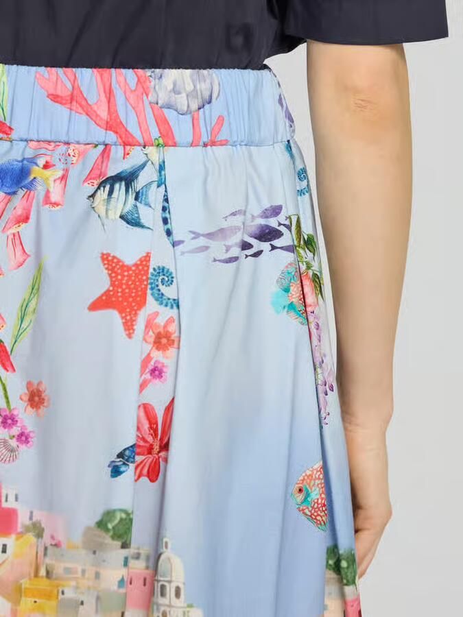 ROBE LÉGÈRE regular fit midirok met motiefprint - Foto 3