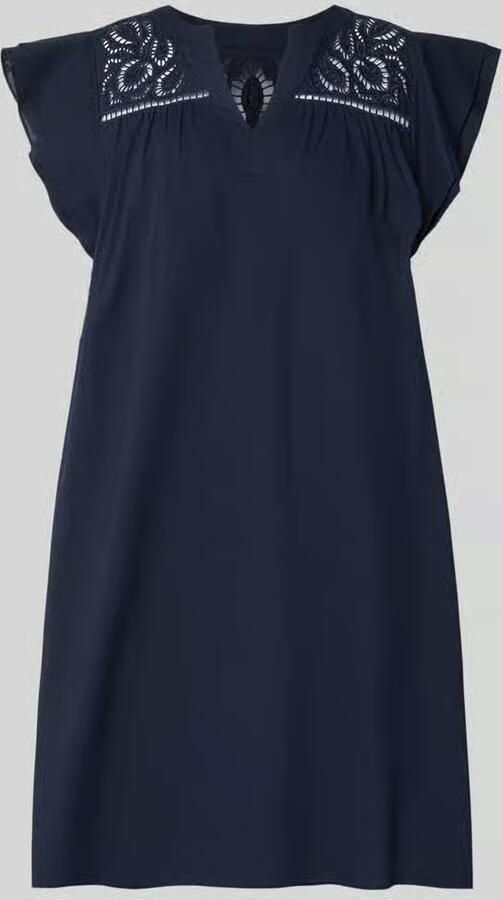 ROBE LÉGÈRE relaxed fit mini-jurk met opengewerkte borduursels - Foto 2