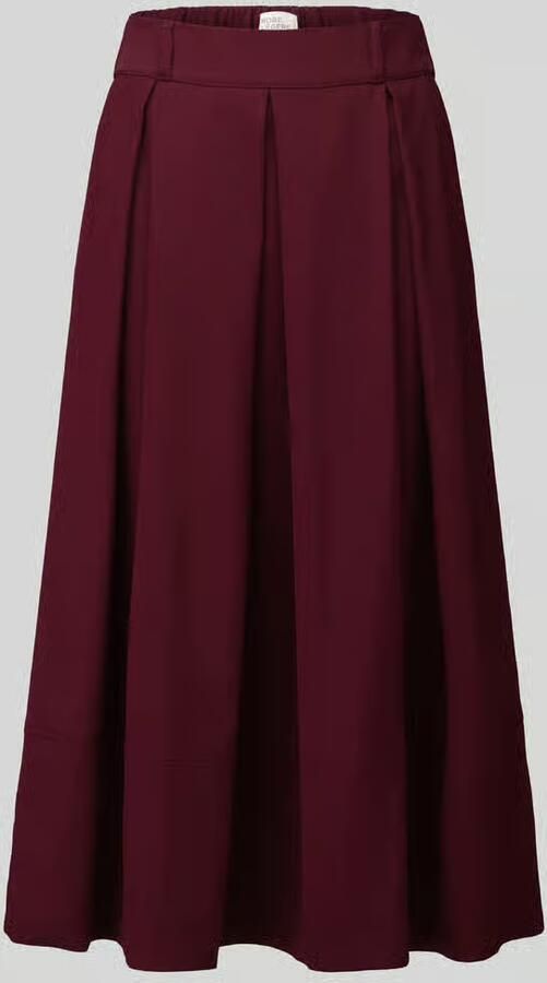 ROBE LÉGÈRE Uitlopende midi-rok van viscosemix