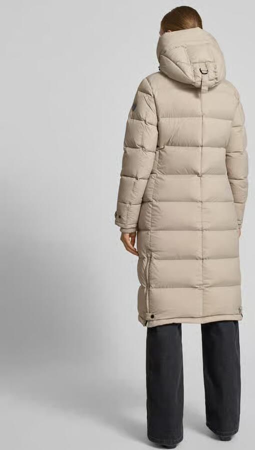 ROCKANDBLUE Gewatteerde lange jas met capuchon model 'Falcon'