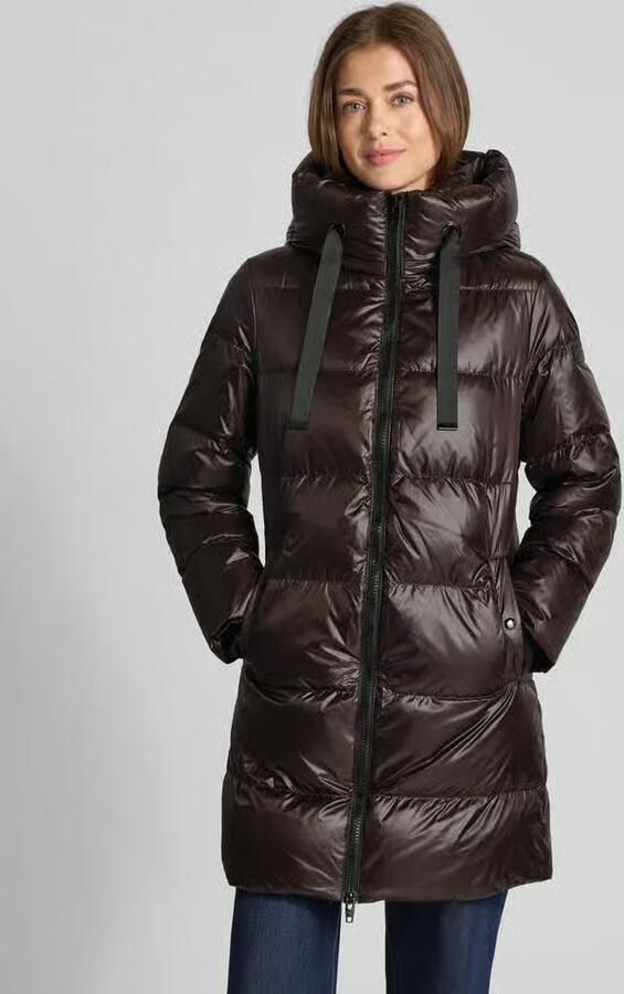 ROCKANDBLUE Lange jas met capuchon en labelpatch model 'Samantha Shine' - Foto 2