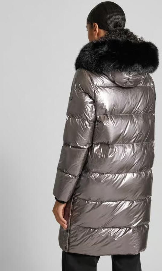 ROCKANDBLUE Regular fit gewatteerde lange jas met vulling van dons en veren model 'BAXTER'