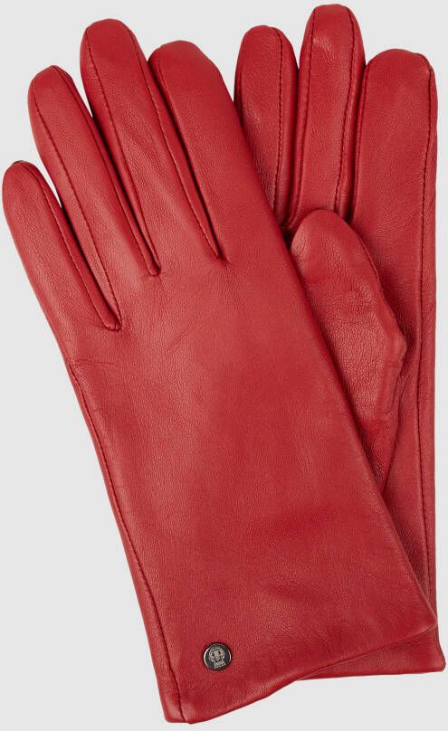 Roeckl handschoenen van nappaleer met fleecevoering