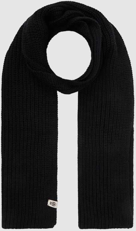 Roeckl Sjaal van pure merinowol met labeldetail