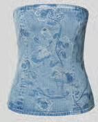 Rotate Birger Christensen Indigo Blue Denim Jurk met Bloemenborduursel Blue Dames - Foto 2