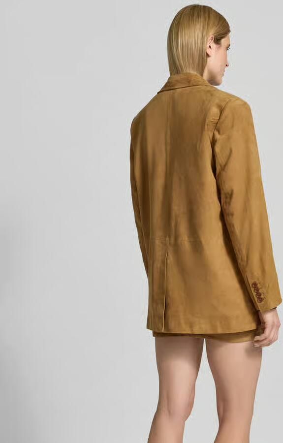 ROTATE Blazer van echt geitenvelours - Foto 3