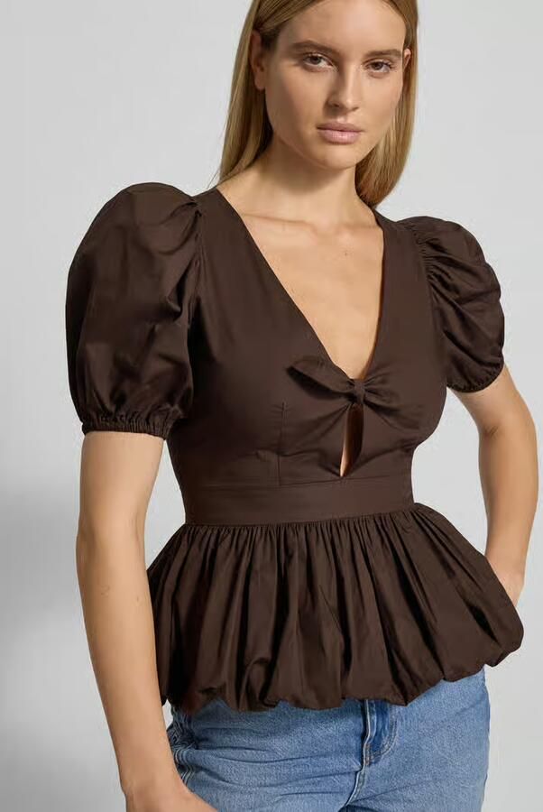 ROTATE Blouseshirt met V-hals
