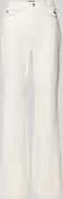 ROTATE flared fit jeans met klepzakken