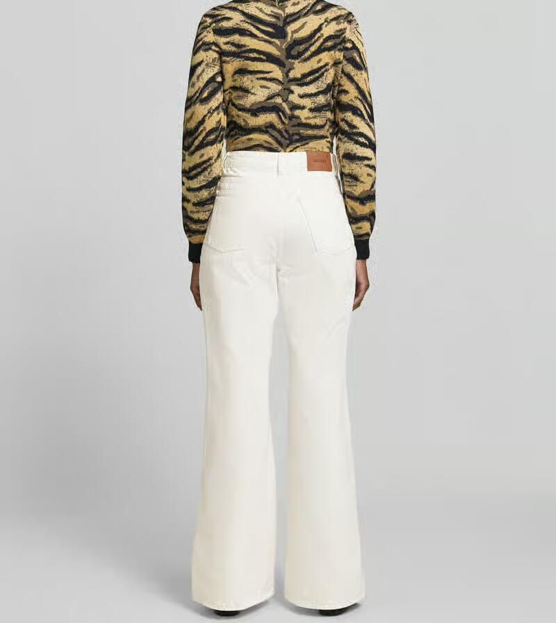ROTATE flared fit jeans met klepzakken - Foto 2