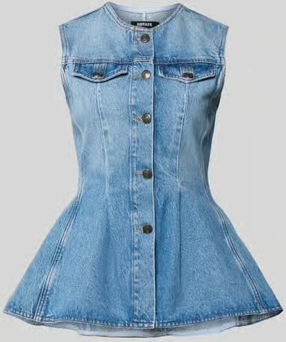 ROTATE flared fit top in denimlook - Foto 2