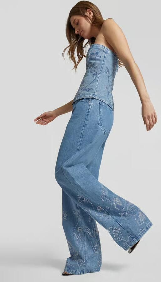 Rotate Birger Christensen Jeans met glinsterende pailletten Blue Dames - Foto 6