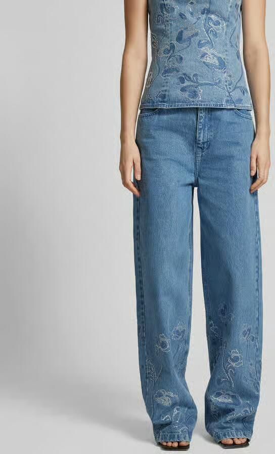 Rotate Birger Christensen Jeans met glinsterende pailletten Blue Dames - Foto 7