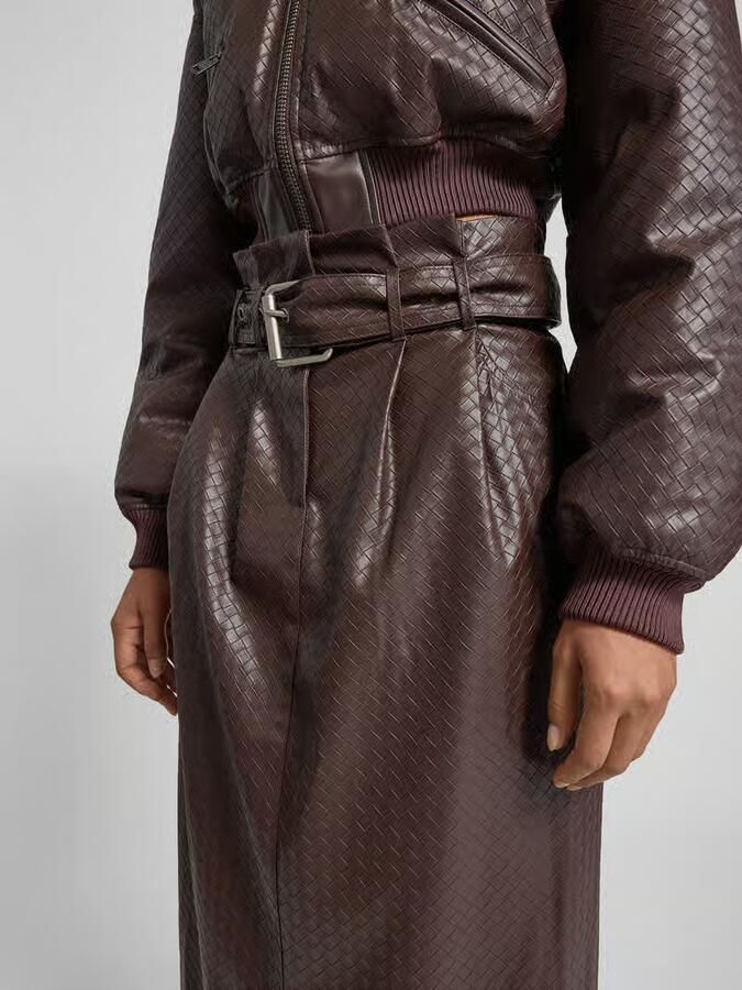 ROTATE Knielange rok met steekzakken - Foto 2