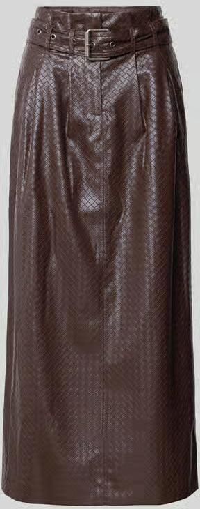 ROTATE Knielange rok met steekzakken - Foto 3