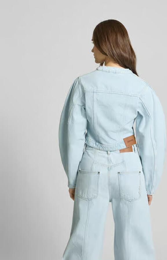 ROTATE Kort jeansjack met knoopsluiting - Foto 3