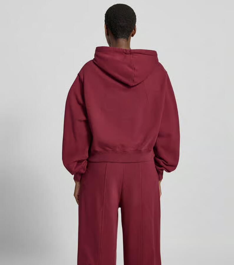 ROTATE Korte hoodie met logopatch - Foto 2