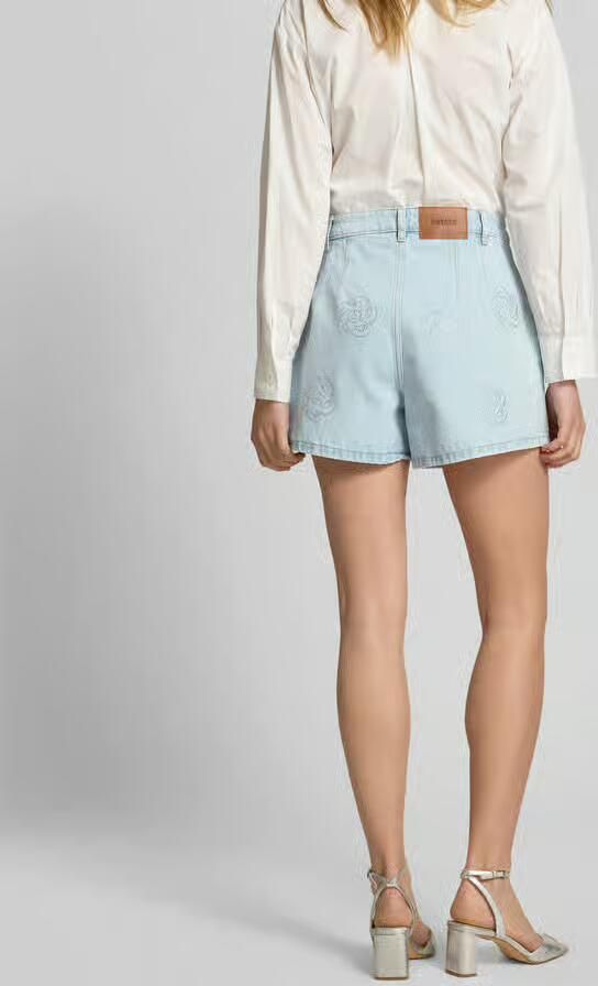 ROTATE Korte jeans met steekzakken - Foto 3