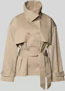 ROTATE Korte trenchcoat met wol