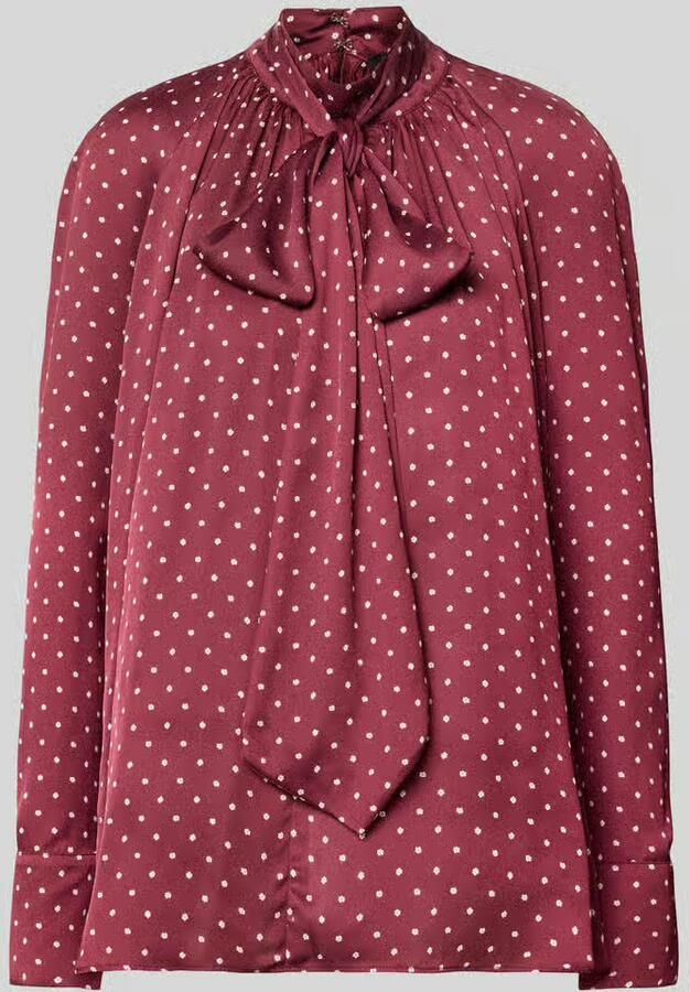 ROTATE Long blouse met lange mouwen met strik - Foto 2