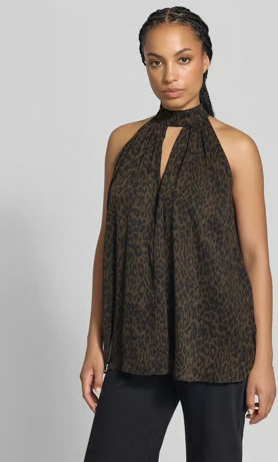 ROTATE relaxed fit blouse met halter - Foto 2