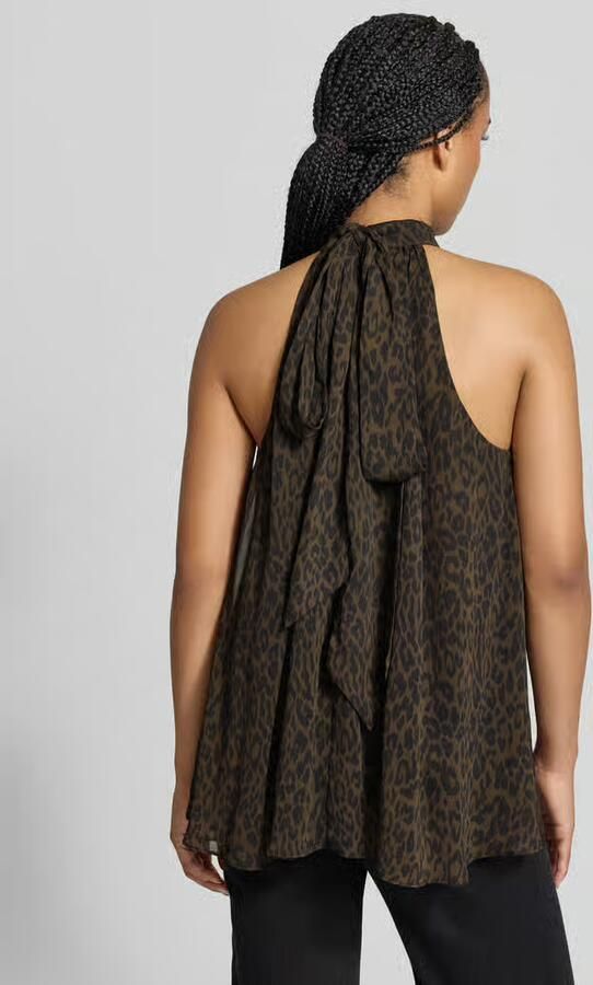ROTATE relaxed fit blouse met halter - Foto 3