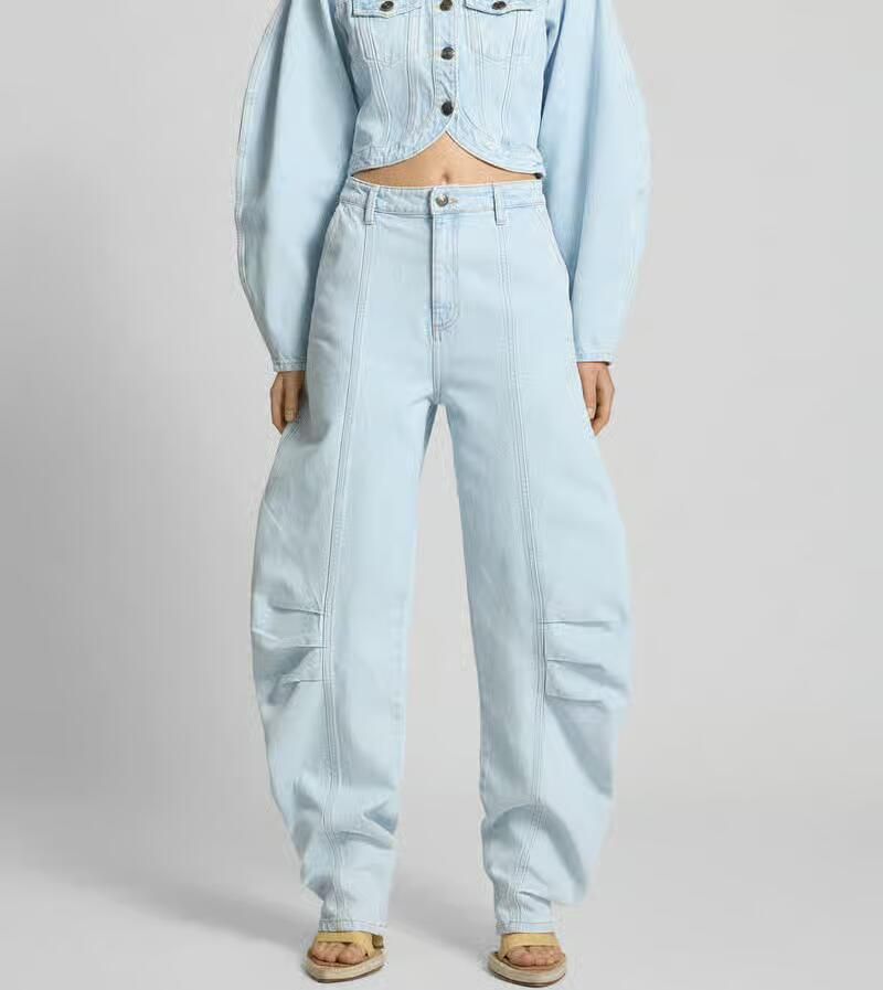 ROTATE Loose fit jeans van biologisch katoen - Foto 2