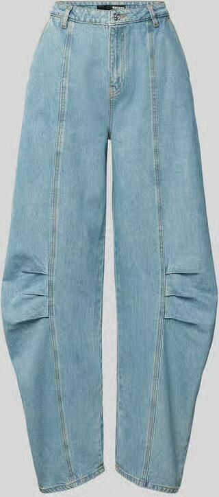 Rotate Birger Christensen Jeans met Stiksels op de Pijpen Blue Dames - Foto 7