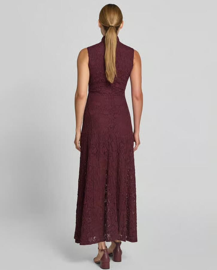 ROTATE Maxi-jurk met all-over kant - Foto 2