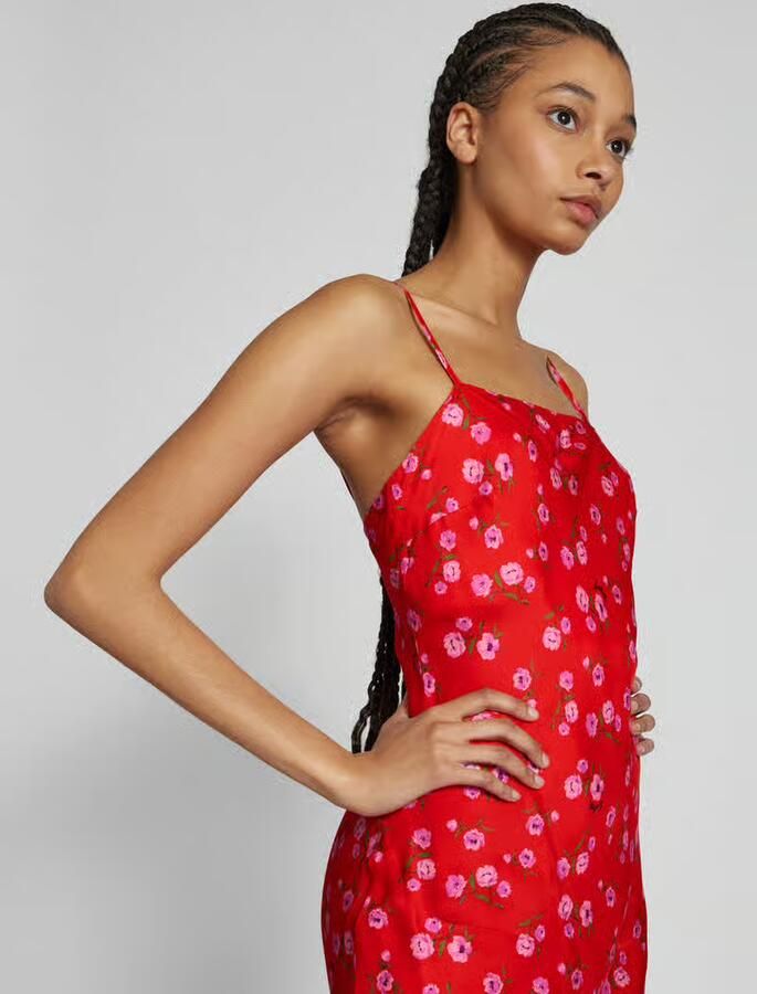 ROTATE Maxi-jurk met all-over motief - Foto 2