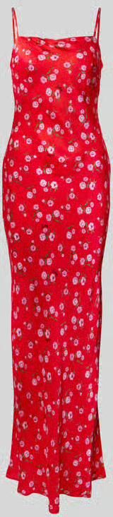 ROTATE Maxi-jurk met all-over motief - Foto 3