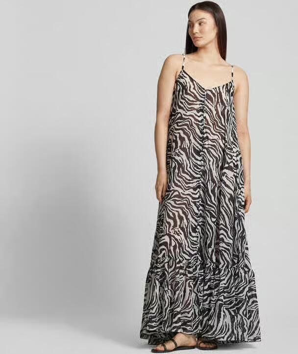 ROTATE Maxi-jurk met dierenprint - Foto 3