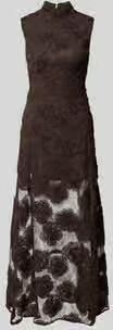 ROTATE Maxi-jurk met florale all-over garnering